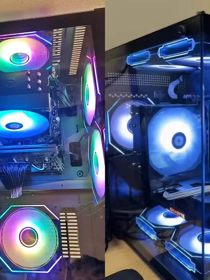 TFDP ARGB CPU-Kühler für Gaming-PCs, 12 cm Luftkühler mit Kupferkern, Weiß - Bild 4