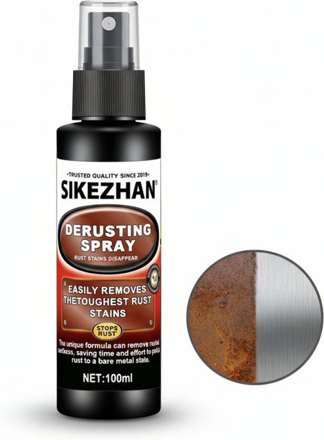 SIKEZHAN Rostentferner-Spray als Mehrzweck-Rostlöser in Schwarz - Bild 1