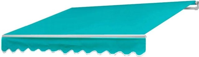 Gelenkarmmarkise MCW Alu-Markise H792 aus Polyester in Türkis, B/H: 5 x 3 m - Bild 2
