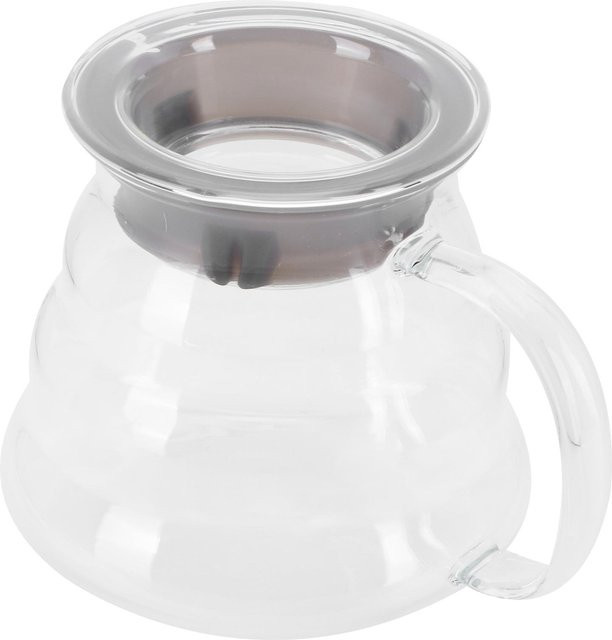 TOMTOP JMS Glas-Kaffeekaraffe in Grau, professioneller Kaffee-Server aus Glas mit 700 ml Fassungsvermögen - Bild 1