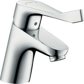 Hansgrohe Waschtisch-Einhebelmischer Focus 70 in Chrom mit Pop-up-Abfluss und komfortablem Griff - Bild 1