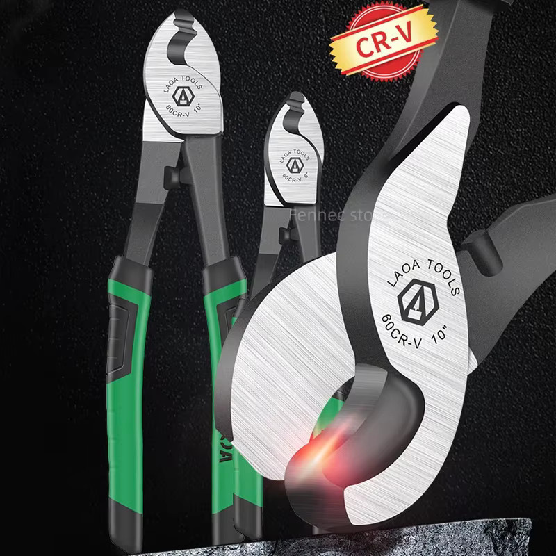 LAOA Multifunktions-Kabelschneider aus Chrom-Vanadium als Kombination, Abisolierzange und Crimpzange - Bild 4