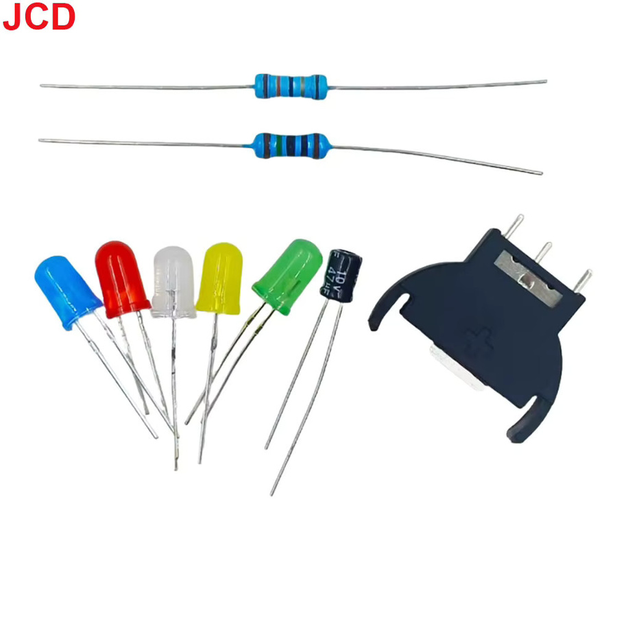 JCD Upgrade Kit für SEGA Dreamcast und Gamecube NGC mit PCB, Power LED, Sicherung, Kondensator und Batteriehalter in Multicolour - Bild 2