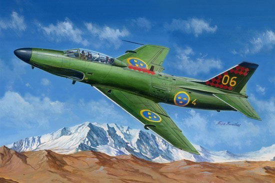 HobbyBoss SAAB J-32B/E Lansen, Modellbau, 1:48 - Bild 1