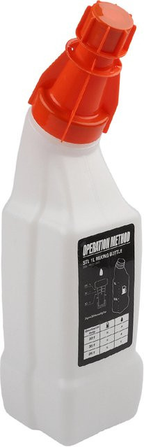 DAZZLEEX Kraftstoffmischflasche für 2-Takt-Gartengeräte in Weiß - Bild 1