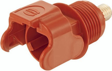 HARTING Einschraubgehäuse aus Kunststoff in Rot und Orange - Bild 1