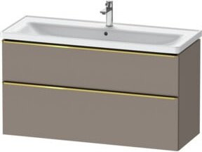 Duravit Waschtischunterschrank D-Neo in Beige, Wandmontage, B/T/H: 118,4 x 45,2 x 62,5 cm - Bild 1