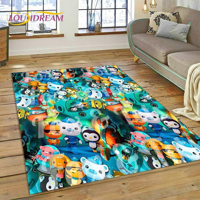 Karpetti Bereichsteppich Die Oktonauten Barnacles mit 3D-Cartoon-Motiv, rutschfest und bunt, B/T: 40 x 60 cm - Bild 1
