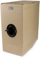 StarTech.com CAT5E UTP CMR Riser Ethernet LAN Netzwerkkabel Volldraht Bulkware, Schwarz, 304,8 m - Bild 1