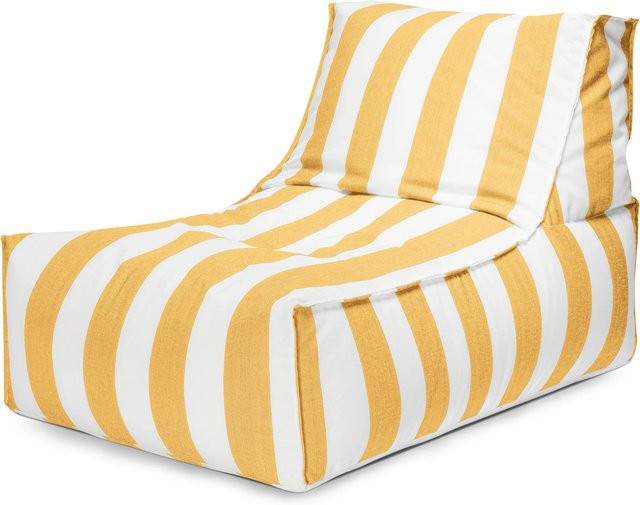 Sitting Point Sessel Santorin Rock 280 in Gelb mit Streifen-Muster - Bild 1