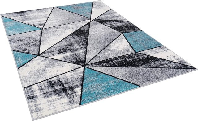 Pergamon Designer Teppich Brilliant Magic Blau Abstract Modern B/T: 160 x 230 cm - Bild 1