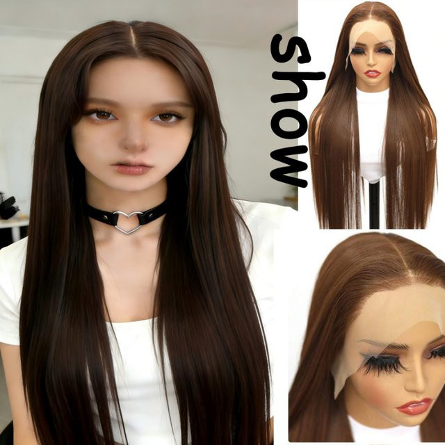 Suri Hair Synthetikperücke, 26 Zoll, Mokkabraun, Damen - Bild 1