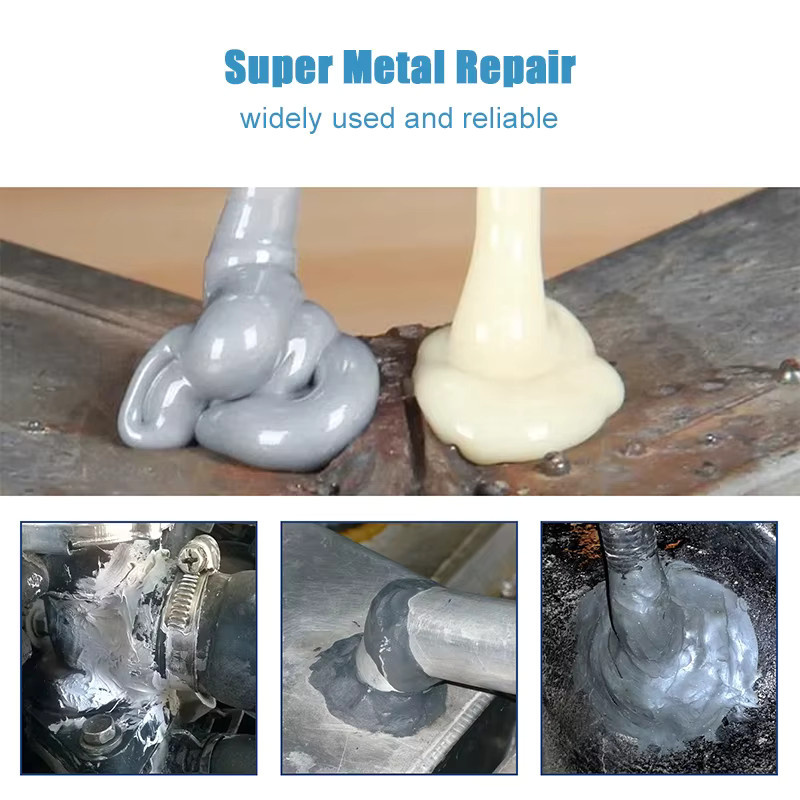 EOOPEE Metallreparaturkleber AB-Kleber zum Gießen, schleifbar und lackierbar, 15–300 g - Bild 3