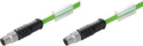 Weidmüller Sensor-Aktor-Datensteckverbinder M8 Stecker gerade grün, 4-polig, 10,00 m - Bild 1
