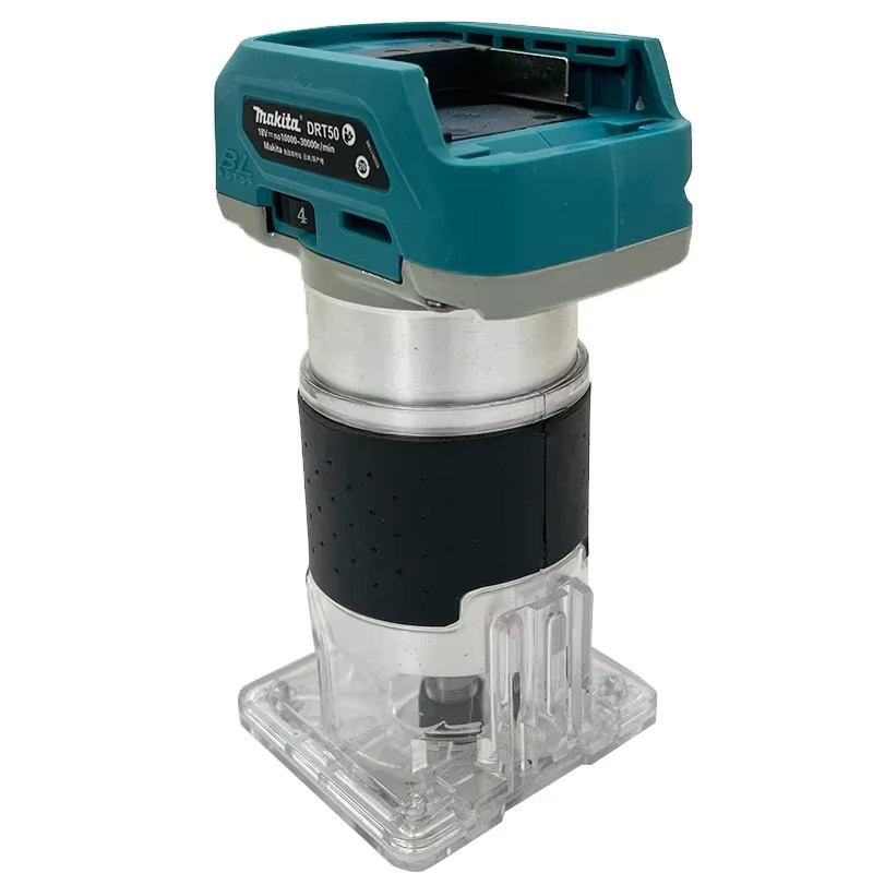 Makita DRT50 18V LXT Akku-Trimmer in Petrol, bürstenloser Motor, professionelles wiederaufladbares Schlitz- und Fräswerkzeug sowie Kantenschneider - Bild 2
