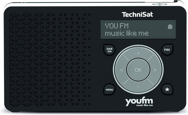 Technisat Digitradio 1 YouFM Edition DAB+ FM Radio in Schwarz - Bild 1