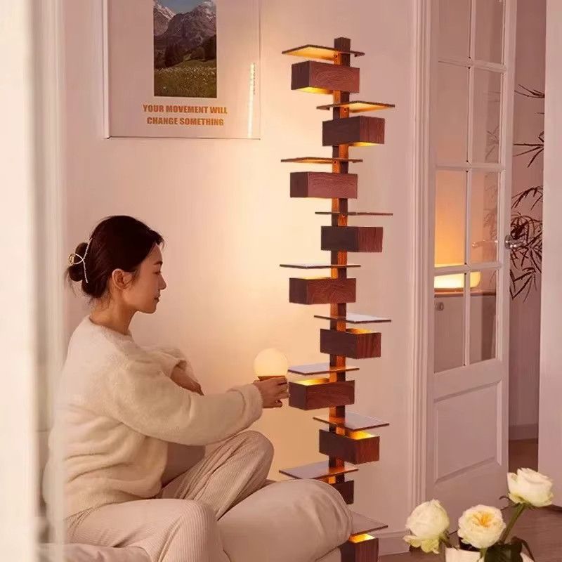 Artpad Taliesin Designer-Stehlampe aus nordischem Holz für Wohnzimmer und Schlafzimmer - Bild 2