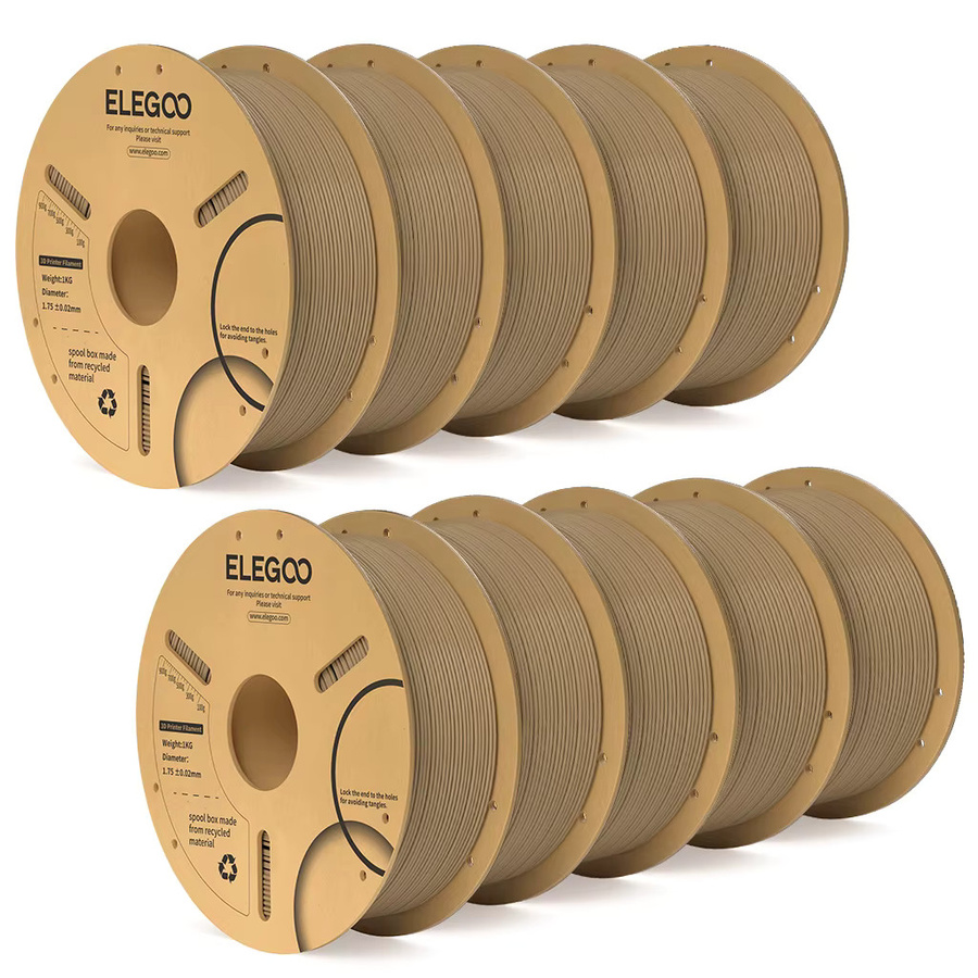 ELEGOO PLA+ Filament 1,75mm für FDM 3D Drucker, Orange, 10kg - Bild 2
