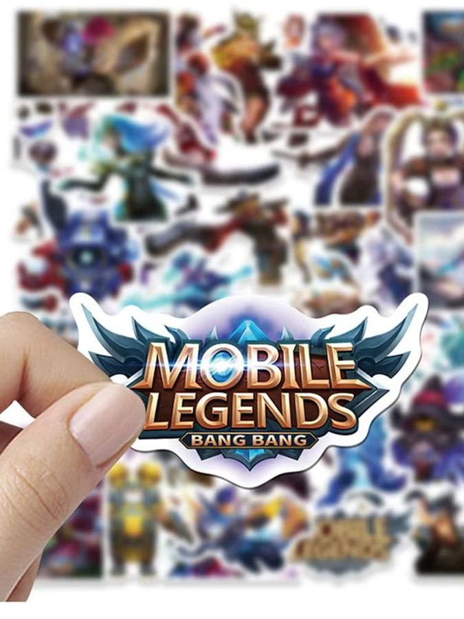 50 Stück Mobile Legends Endless Duel Graffiti Aufkleber wasserfest, mehrfarbig - Bild 5