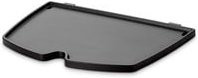 Weber Grillplatte aus porzellanemailliertem Gusseisen in Schwarz, Breite: 32,7 cm - Bild 1