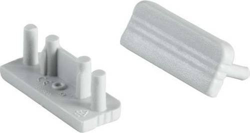 Brumberg Endkappen-Set für Leuchten aus Aluminium eloxiert in Silber - Bild 1