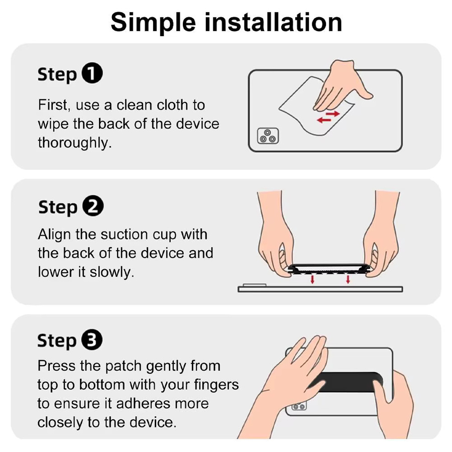 Silikon Handgelenk-Halterung für Tablet und Smartphone mit rutschfestem Armband, kompatibel mit iPhone, iPad und Android-Geräten, Farben: Pink und Schwarz - Bild 4