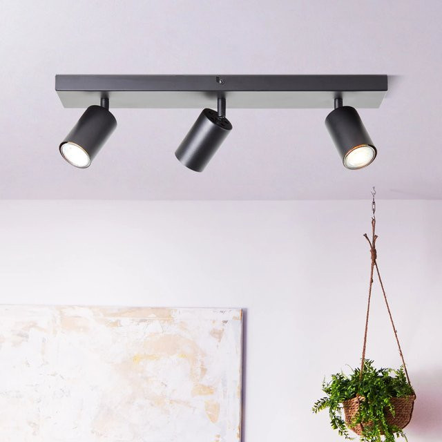 Brilliant LED-Spotbalken Jello 3-flammig Schwarz matt - Bild 1