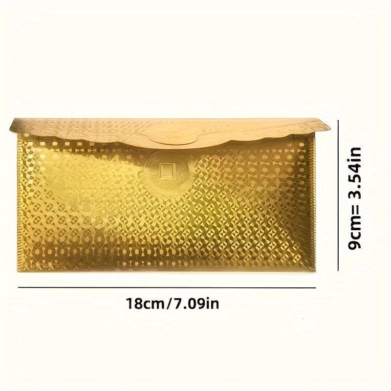 5 Stück Goldfolien-Umschläge im europäischen Stil für Geldgeschenke zu Hochzeiten und Jubiläen von Yiran toy - Bild 2