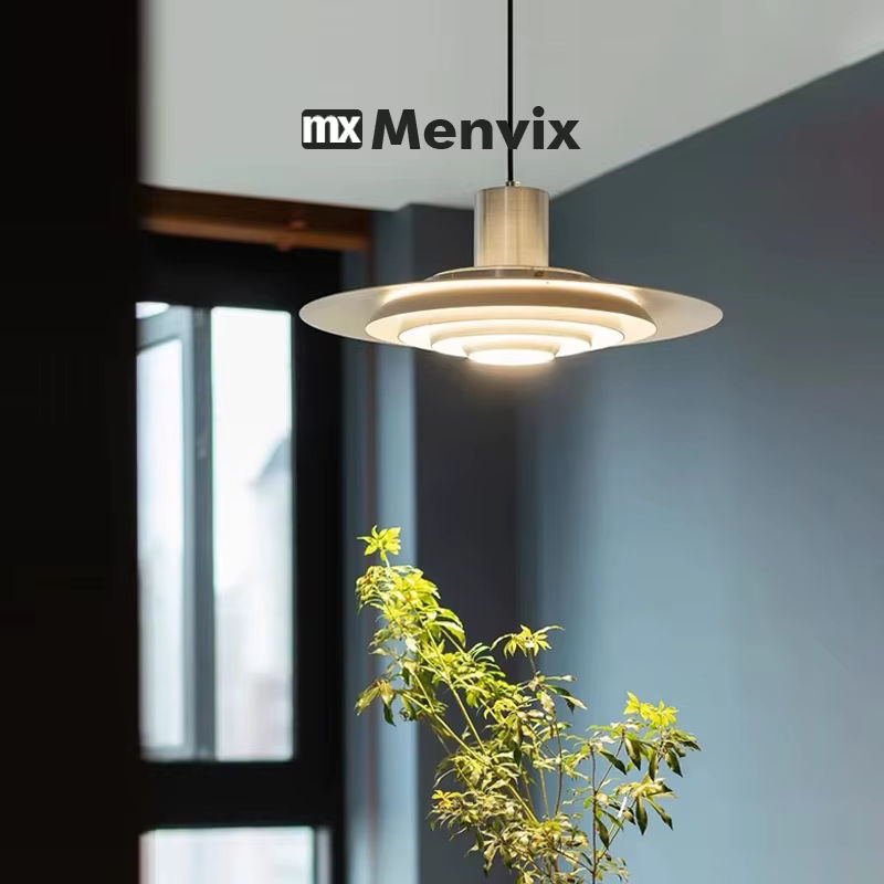 Menvix Nordic LED Pendelleuchte aus Aluminium für Wohnzimmer und Küche - Bild 3