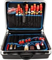 Knipex Werkzeugkoffer Basic 24-teilig VDE Elektroinstallation, schwarz - Bild 2