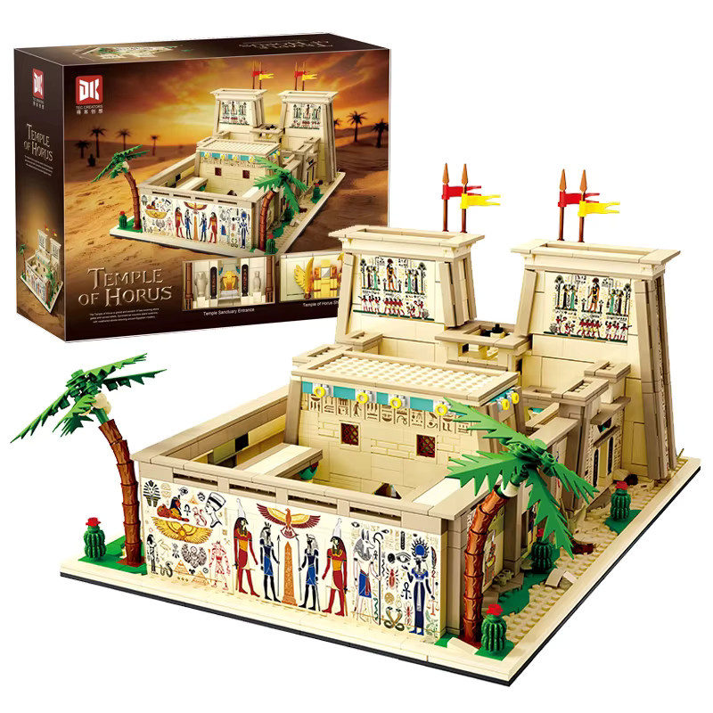 M MENBIS Ägyptischer Tempel, Baustein-Set, 2073 Teile, ab 14 Jahre - Bild 6
