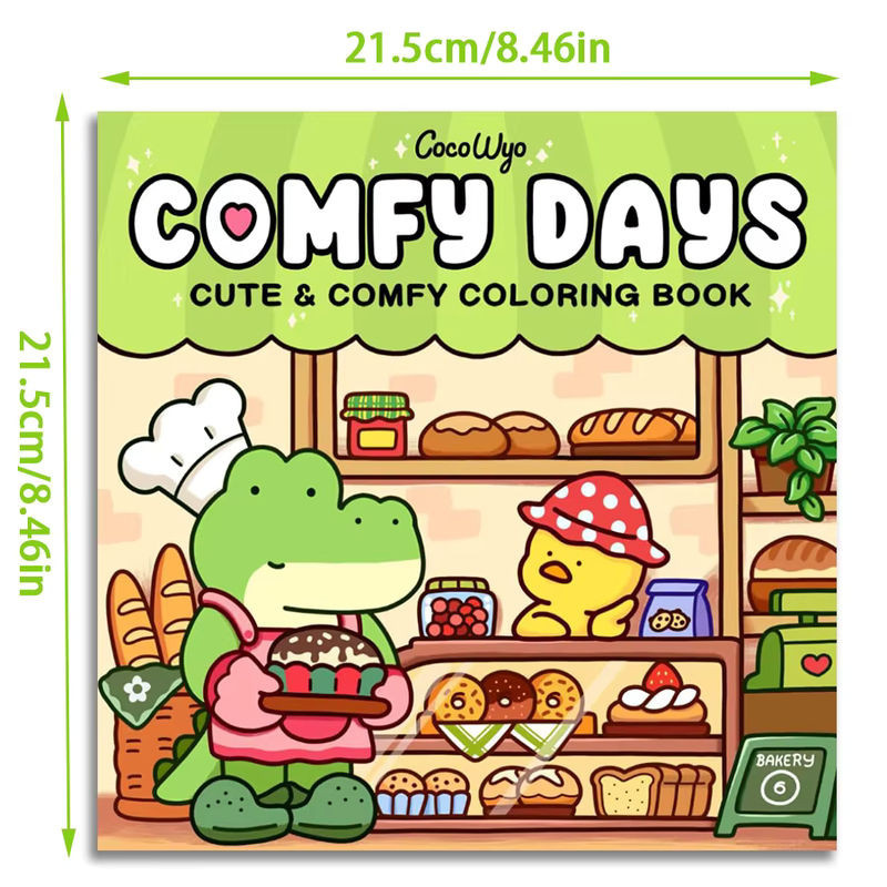 Froggy Days Charming Frog Malset für Froschliebhaber, mehrfarbig, B/B: 21,5 x 21,5 cm - Bild 1