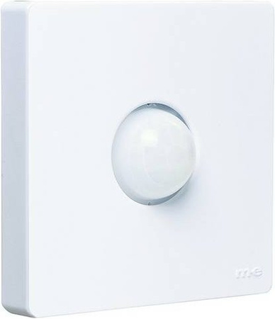 M-e modern-electronics 41443 WLAN Bewegungsmelder mit 90 Grad Erfassungsbereich in Weiß IP54