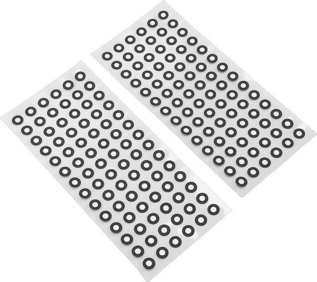Musysh 3D-Scan-Marker Punkte Aufkleber für präzises Tracking, diffuse Reflexion, Farbe: Weiß, Durchmesser: 3 mm, 20 Blätter - Bild 1