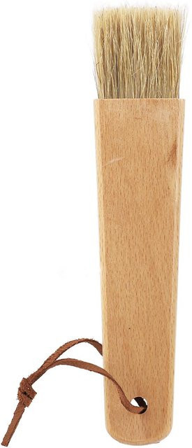 CosyHome Kaffeemühle Reinigungsbürste mit weichen Borsten und ergonomischem Holzgriff in Beige - Bild 1