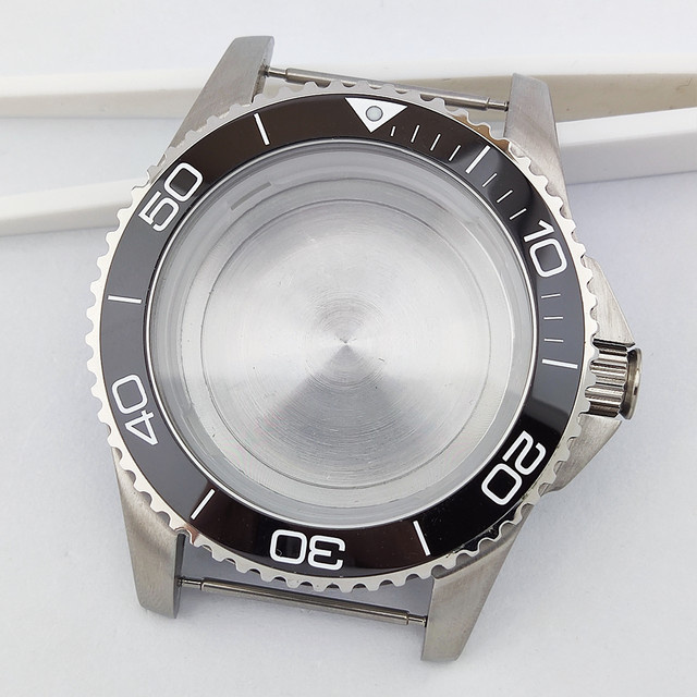 OUMASHI Uhrengehäuse Edelstahl, Silber, Herren, 41 mm - Bild 1