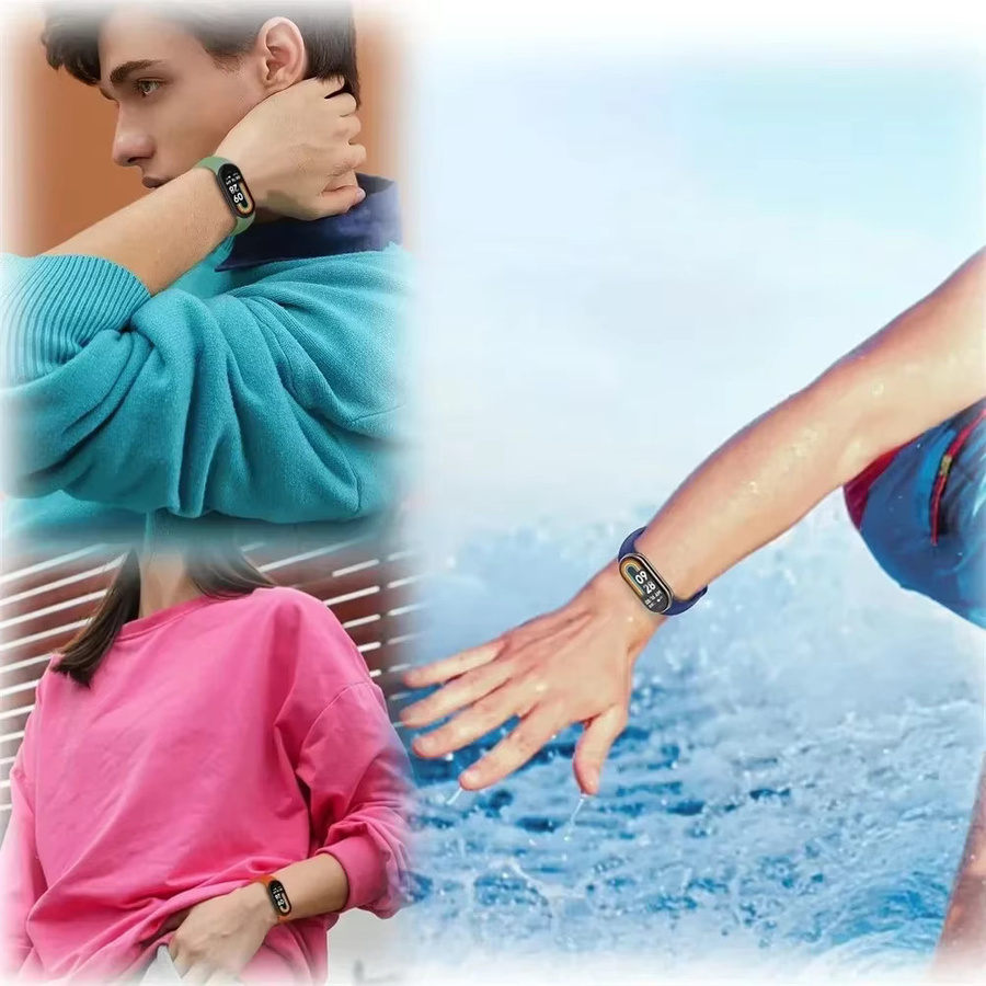 Uhrenarmband für Xiaomi Mi Band 8-9, Silikon, Unisex - Bild 6