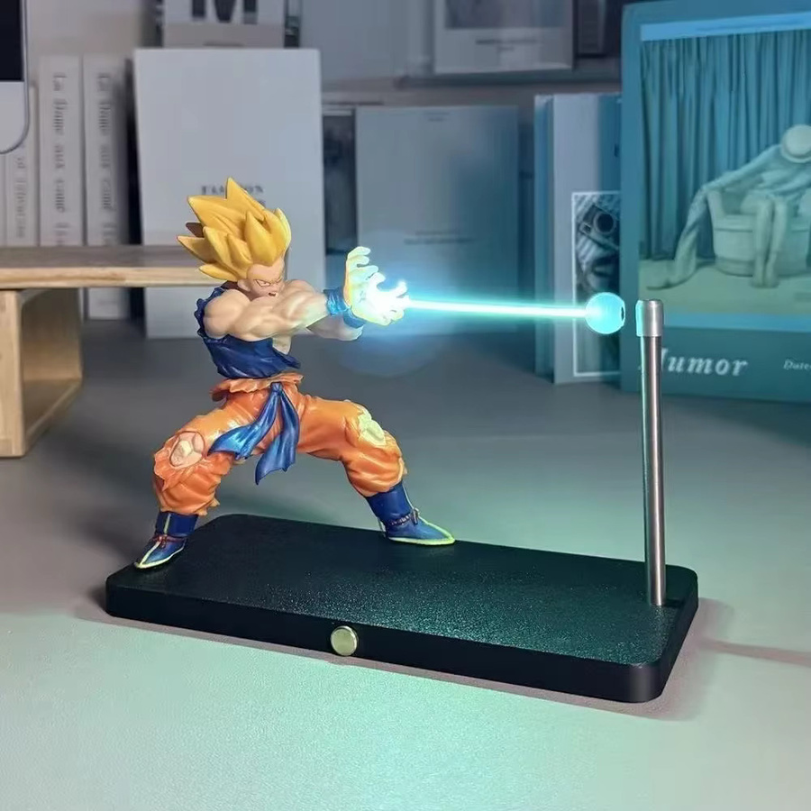 Bandai Dragon Ball Son Goku Kamehameha Nachtlampe, Desktop-Dekoration, Bunt / Mehrfarbig - Bild 3