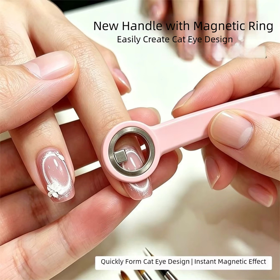 MIANEL Langstiel-Hohlring-Katzenaugenmagnet für Nagelkunst - Bild 4