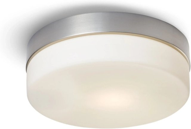 Rendl Deckenleuchte Awe 23 LED in Mattnickel mit Opalglas, 14 W, IP44 - Bild 1