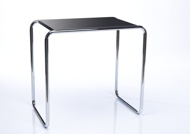 Thonet B 9 Beistelltisch aus Stahlrohr in Schwarz - Bild 1