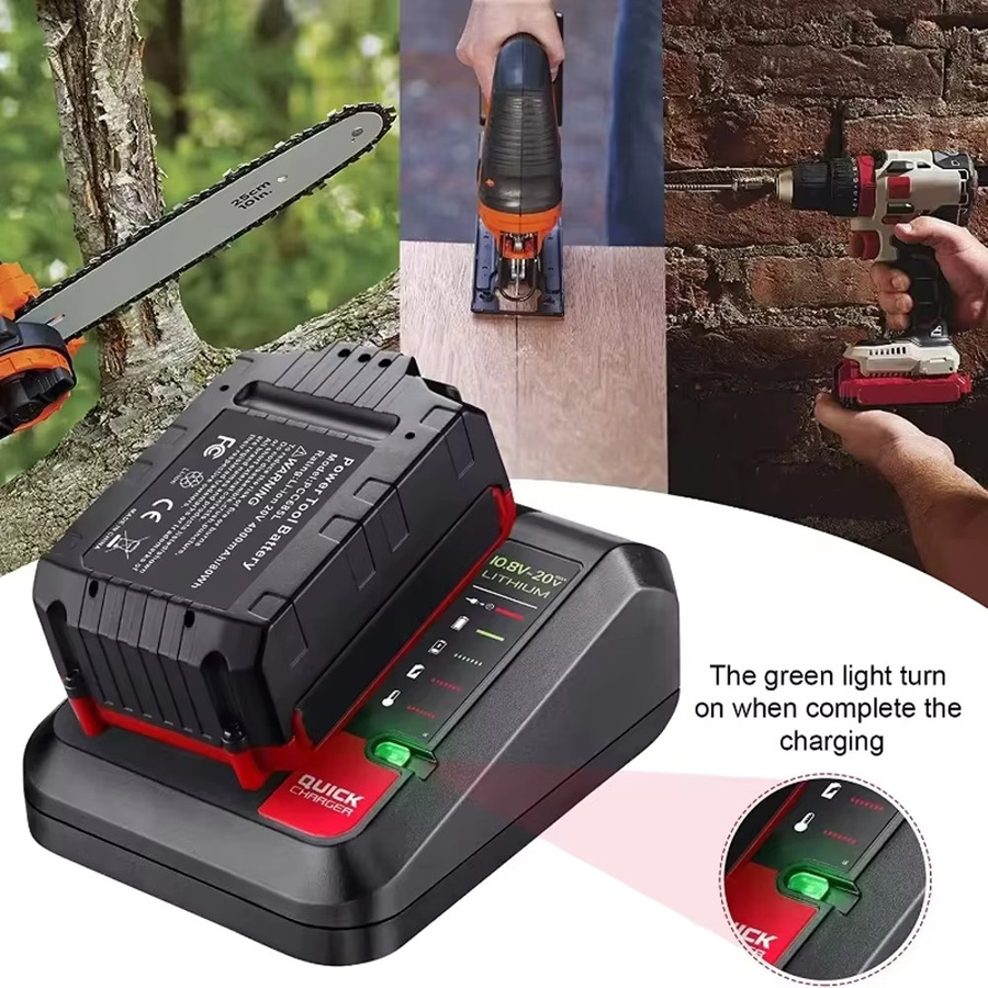 Black And Decker Lithium-Ionen Akku-Schnellladegerät 2A für 10,8-18V Werkzeuge, kompatibel mit LBXR20 und LBXR20B - Bild 6