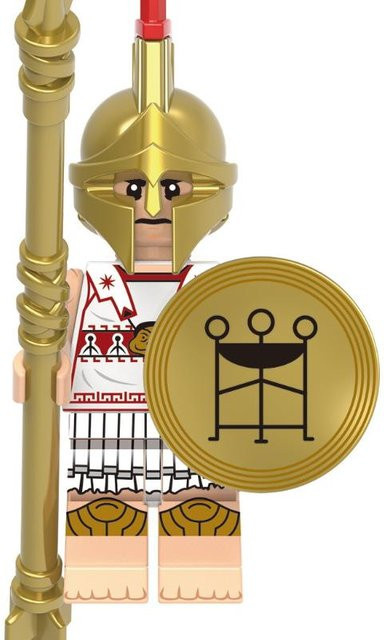 Mittelalter Ritter Krieger Römischer Soldat Helm, Bausteine Figuren Zubehör, ab 6 Jahren - Bild 1