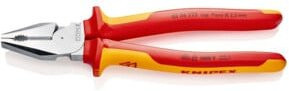 Knipex Kraft-Kombizange isoliert mit Mehrkomponenten-Hüllen VDE-geprüft rot 225 mm - Bild 1