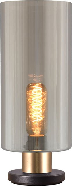 Masterlight Ortona Tischleuchte aus Glas und Metall in Gold matt mit Ø 140 mm - Bild 1