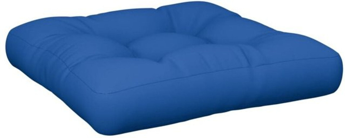 Vidaxl Palettenkissen quadratisch aus Stoff in Blau B/T/H: 50 x 50 x 12 cm - Bild 1