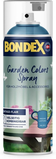 Bondex Garden Colors Holzschutzlack Spray Frisches Lichtblau RAL 5012, 0,4 l - Bild 1