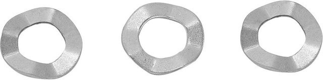 Fishine Wellscheiben M10 aus Edelstahl in Silber, 20 Stück - Bild 1