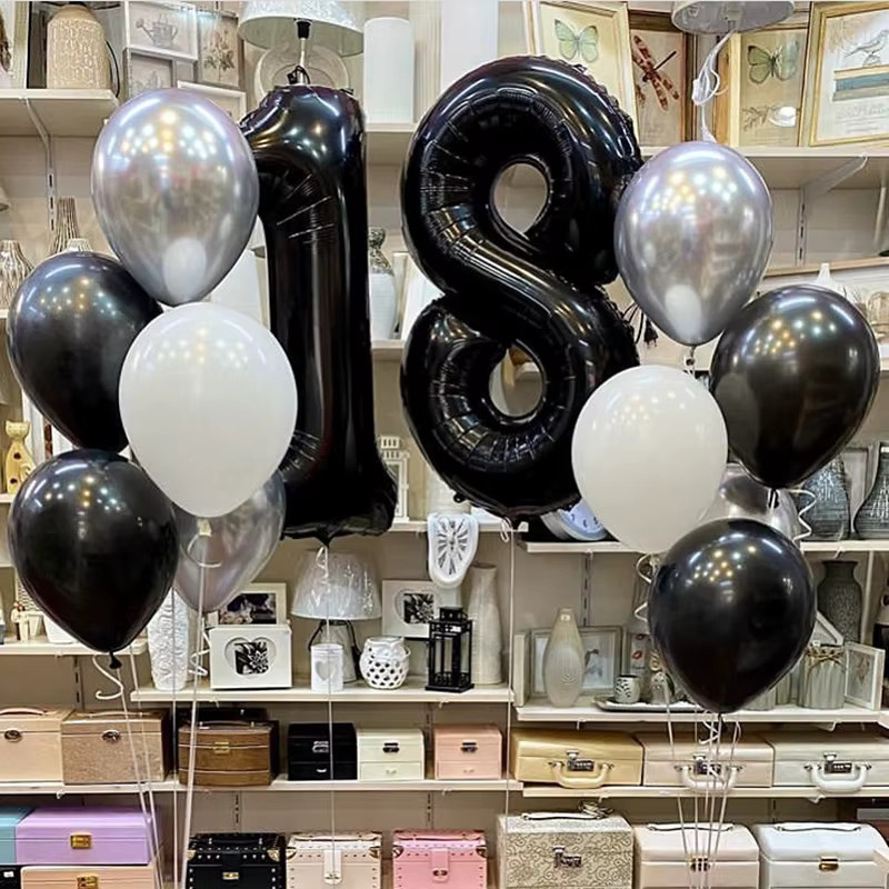 PartiesTour Ballon Nummer 18, 32-Zoll-Kugel - Bild 2