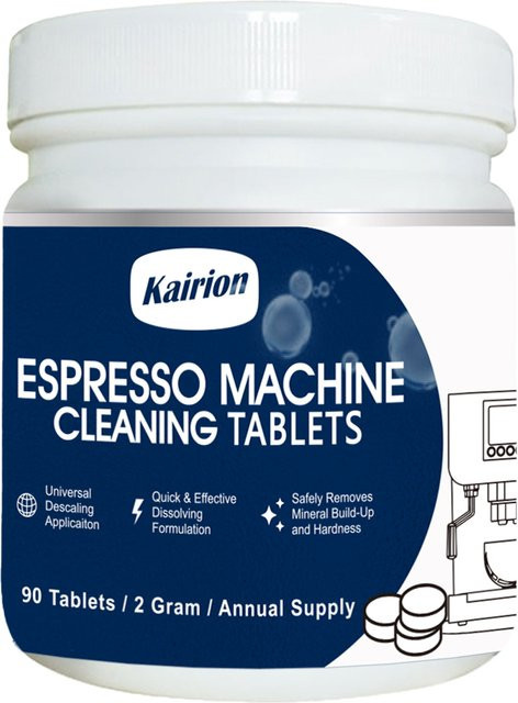 Kairion Kaffeemaschinen-Reinigungstabletten zur Reinigung der Kaffeemaschinen-Rohre und Fettentfernung, 90 Stück - Bild 1